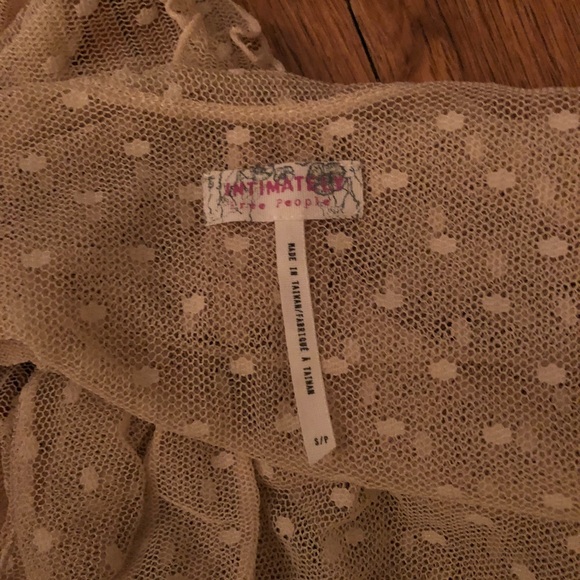 🌟RARE🌟Free People Sheer Mesh Maxi Slip Dress S - Picture 4 of 7